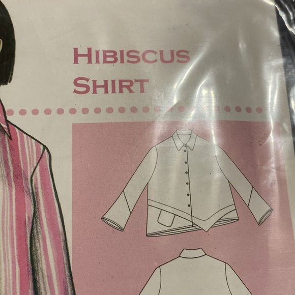 Hibiscus Shirt Sewing Pattern MSRP $21 from thesewingworkshop.com - Picture 3 of 7